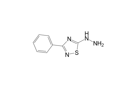 1,2,4-Thiadiazol-5(2H)-one, 3-phenyl-, hydrazone