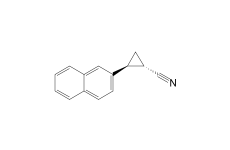 (1S,2S)-2-(naphthalen-2-yl)cyclopropane-1-carbonitrile