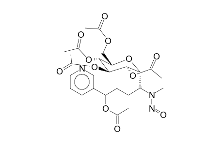 4-Acetoxy-4-(pyridin-3-yl)-1-(N-nitroso-methylamino)-1-(2,3,4,6-tetra-O-acetyl-a-d-glucopyranosyl)-butan