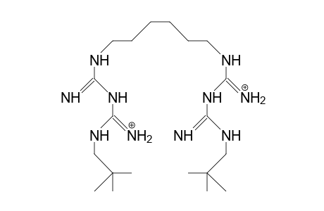 1,6-Bis(neopentyl-biguanidyl)-hexane dication