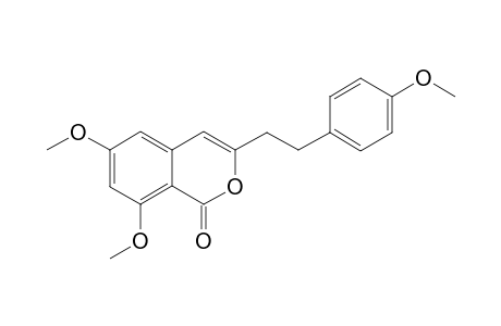 6,8-Dimethoxy-3-(2'-ethyl-(p-methoxyphenyl)]-isocoumarin