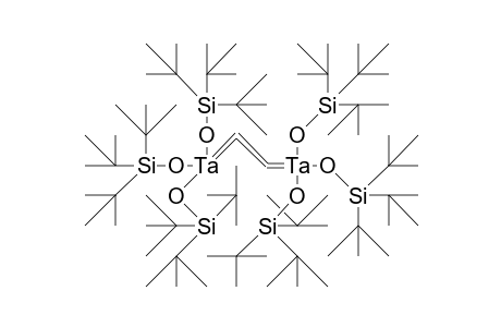 Bis(tris[T-butyl]-siloxy tantalum) /.my./-dicarbide
