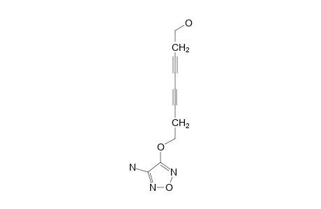 8-(4-AMINO-1,2,5-OXADIAZOL-3-YLOXY)-3,5-OCTADIYN-1-OL
