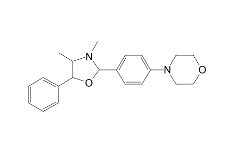 4-[4-(3,4-Dimethyl-5-phenyl-1,3-oxazolidin-2-yl)phenyl]morpholine