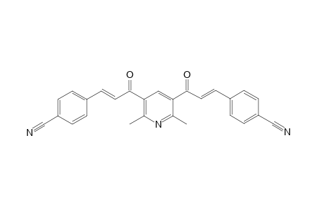 3,5-bis[2'-(4"-Cyanophenyl))ethenylcarbonyl]-2,6-dimethylpyridine