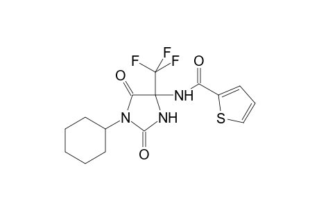 N-[1-cyclohexyl-2,5-dioxo-4-(trifluoromethyl)-4-imidazolidinyl]-2-thiophenecarboxamide