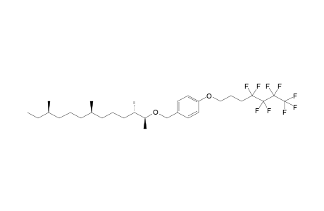 (1S,2S,6R,10R)-1-(4,4,5,5,6,6,7,7,7-Nonafluoroheptyloxy)-4-(1,2,6,10-tetramethyldodecyloxyoxymethyl)benzene