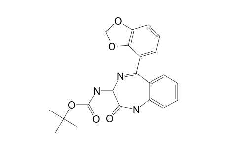 (5-(3,4-METHYLENEDIOXYPHENYL)-2-OXO-2,3,4,5-TETRAHYDRO-1H-BENZO-[E]-[1,4]-DIAZEPIN-3-YL)-CARBAMIC-ACID-TERT.-BUTYLESTER