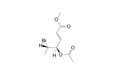Methyl 4-acetoxy-5-bromo-2-hexenoate
