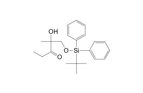 3-Pentanone, 1-[[(1,1-dimethylethyl)diphenylsilyl]oxy]-2-hydroxy-2-methyl-, (.+-.)-