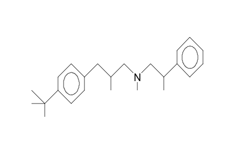 Benzenepropanamine, 4-(1,1-dimethylethyl)-N,.beta.-dimethyl-N-(2-phenylpropyl)-