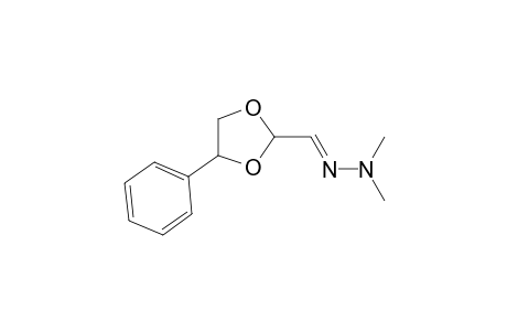 N,N-Dimethyl-N'-{[4'-phenyl-1',3'-dioxacyclopent-2'-yl]methylene}hydrazone