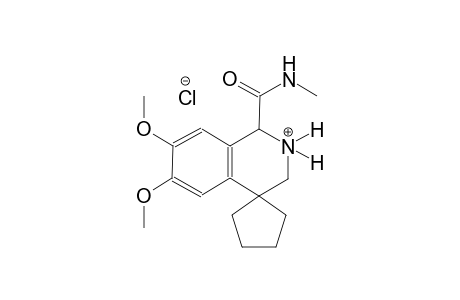6',7'-dimethoxy-1'-(methylcarbamoyl)-2',3'-dihydro-1'H-spiro[cyclopentane-1,4'-isoquinolin]-2'-ium chloride