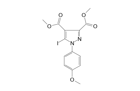 dimethyl 5-iodo-1-(4-methoxyphenyl)pyrazole-3,4-dicarboxylate