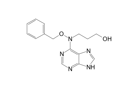 6-[N-Benzyloxy-N-3-(hydroxypropyl)amino]purine