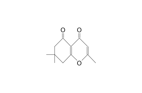 2,7,7-Trimethyl-7,8-dihydro-(4H)-1-benzopyran-4,5(6H)-dione