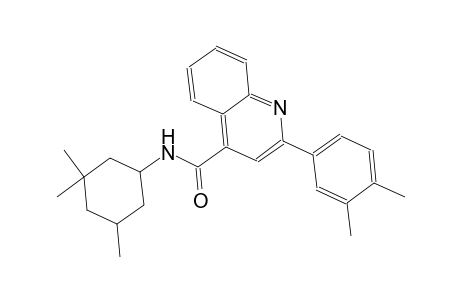 2-(3,4-dimethylphenyl)-N-(3,3,5-trimethylcyclohexyl)-4-quinolinecarboxamide