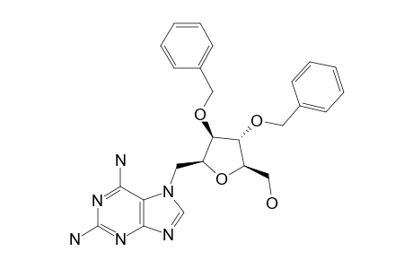 2,5-ANHYDRO-1-(2,6-DIAMINO-7H-PURIN-9-YL)-3,4-DI-O-BENZYL-1-DEOXY-D-GLUCITOL
