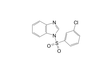 1-(3-chlorophenyl)sulfonylbenzimidazole