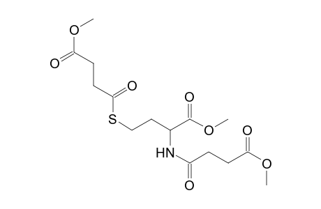 Methyl (2RS)-2-[N-(4-Methoxy-4-oxobutanoyl)amino]-4-[3'-(methoxycarbonyl)-1'-oxopropyl]homocyseinate