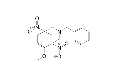 3-azabicyclo[3.3.1]non-6-ene, 6-methoxy-1,5-dinitro-3-(phenylmethyl)-