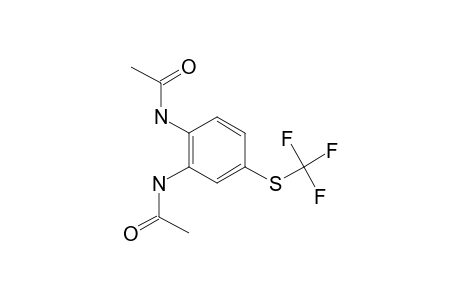 4-((Trifluoromethyl)thio)benzene-1,2-diamine, N,N'-diacetyl-