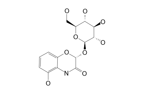 (2R)-2-O-BETA-D-GLUCOPYRANOSYL-5-HYDROXY-2H-1,4-BENZOXAZIN-3(4H)-ONE