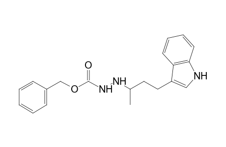 3-(3-indol-3-yl-1-methylpropyl)carbazic acid, benzyl ester