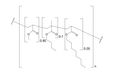 statistic Terpolymer(methylacrylate co-butylacrylate-co-octylacrylate)