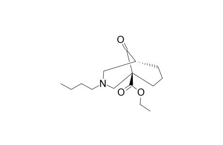ETHYL-3-BUTYL-9-OXO-3-AZABICYCLO-[3.3.1]-NONANE-1-CARBOXYLATE