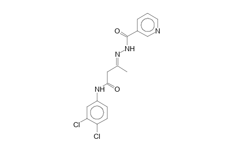 3',4'-Dichloro-3-(nicotinoylhydrazono)butyranilide