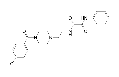 ethanediamide, N~1~-[2-[4-(4-chlorobenzoyl)-1-piperazinyl]ethyl]-N~2~-phenyl-