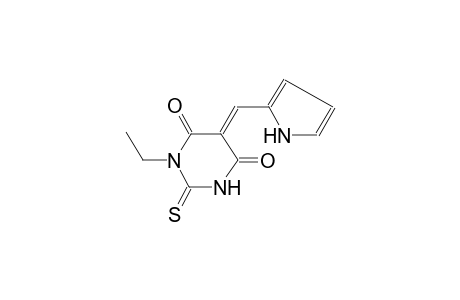 (5E)-1-Ethyl-5-(1H-pyrrol-2-ylmethylene)-2-thioxodihydro-4,6(1H,5H)-pyrimidinedione