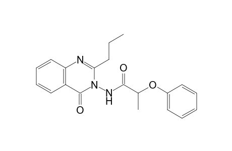 N-(4-keto-2-propyl-quinazolin-3-yl)-2-phenoxy-propionamide