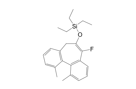 (S)-1-FLUORO-7-HYDRO-6-(TRIETHYL)-SILYLOXY-1,11-DIMETHYL-DIBENZO-(A,C)-CYCLOHEPT-5-ENE