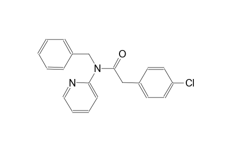 N-benzyl-2-(4-chlorophenyl)-N-(2-pyridinyl)acetamide
