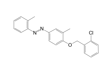 4-[(2''-Chlorophenyl)methoxy]-3,2'-dimethylazobenzene