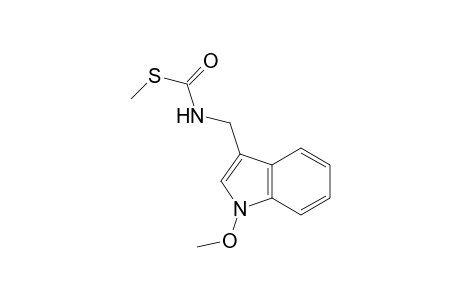 Carbamothioic acid, [(1-methoxy-1H-indol-3-yl)methyl]-, S-methyl ester