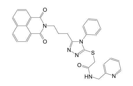 acetamide, 2-[[5-[3-(1,3-dioxo-1H-benz[de]isoquinolin-2(3H)-yl)propyl]-4-phenyl-4H-1,2,4-triazol-3-yl]thio]-N-(2-pyridinylmethyl)-