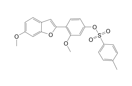 6-Methoxy-2-[2-methoxy-4-(tosyloxy)phenyl]benzo[b]furan