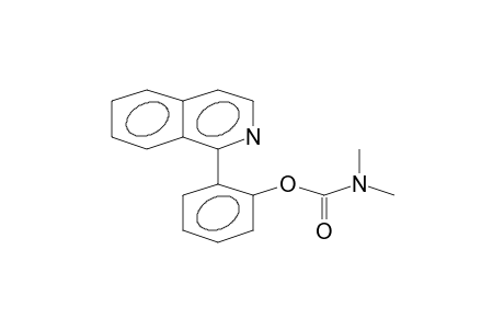 1-(2-<N,N-Dimethyl-carbamoyloxy>-phenyl)-isoquinoline