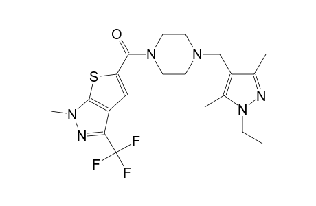 1H-thieno[2,3-c]pyrazole, 5-[[4-[(1-ethyl-3,5-dimethyl-1H-pyrazol-4-yl)methyl]-1-piperazinyl]carbonyl]-1-methyl-3-(trifluoromethyl)-