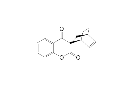 (3RS,1'RS,4'RS)-spiro[2H,4H-[1]benzopyrano-3,2'-bicyclo[2.2.2]oct-5'-ene]-2,4'-dione