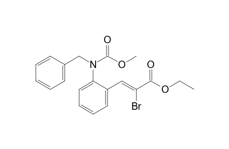Ethyl (Z)-3-{2-[Benzyl(methoxycarbonyl)amino]phenyl}-2-bromoacrylate
