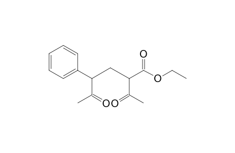 Ethyl 2-acetyl-5-oxo-4-phenylhexanoate