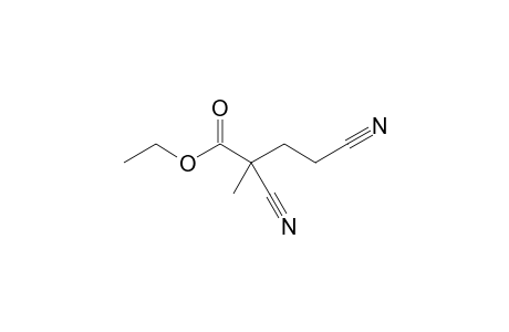 Ethyl 2,4-dicyano-2-methylbutanoate