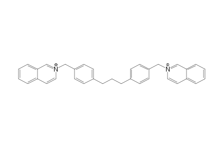 2-[4-[3-[4-(isoquinolin-2-ium-2-ylmethyl)phenyl]propyl]benzyl]isoquinolin-2-ium