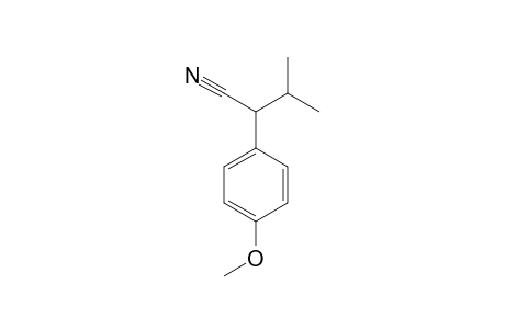 2-(p-Methoxyphenyl)-3-methylbutyronitrile