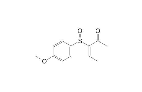 (E)-3-(4-methoxyphenyl)sulfinyl-3-penten-2-one