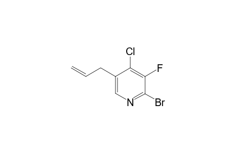 5-allyl-2-bromo-4-chloro-3-fluoropyridine